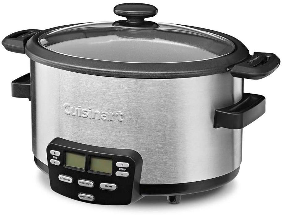Cuisinart Electric Pressure MultiCooker 4 Qt. Glass Lid Removable Pot