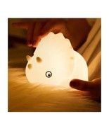 Baby Dino Touch Light, Soft Silicone Rechargeable LED Night Lamp - $39.99