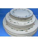 Noritake Elmdale Lot of 11 pieces. Dinner Salad Bread Plates. Discontinued - $47.78