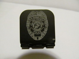 USMC Military Police Badge Laser Etched Aluminum Hat Clip Brim-it - $11.99
