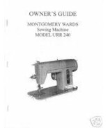 Wards Montgomery Ward Signature URR 240 Manual Owner  - $12.99