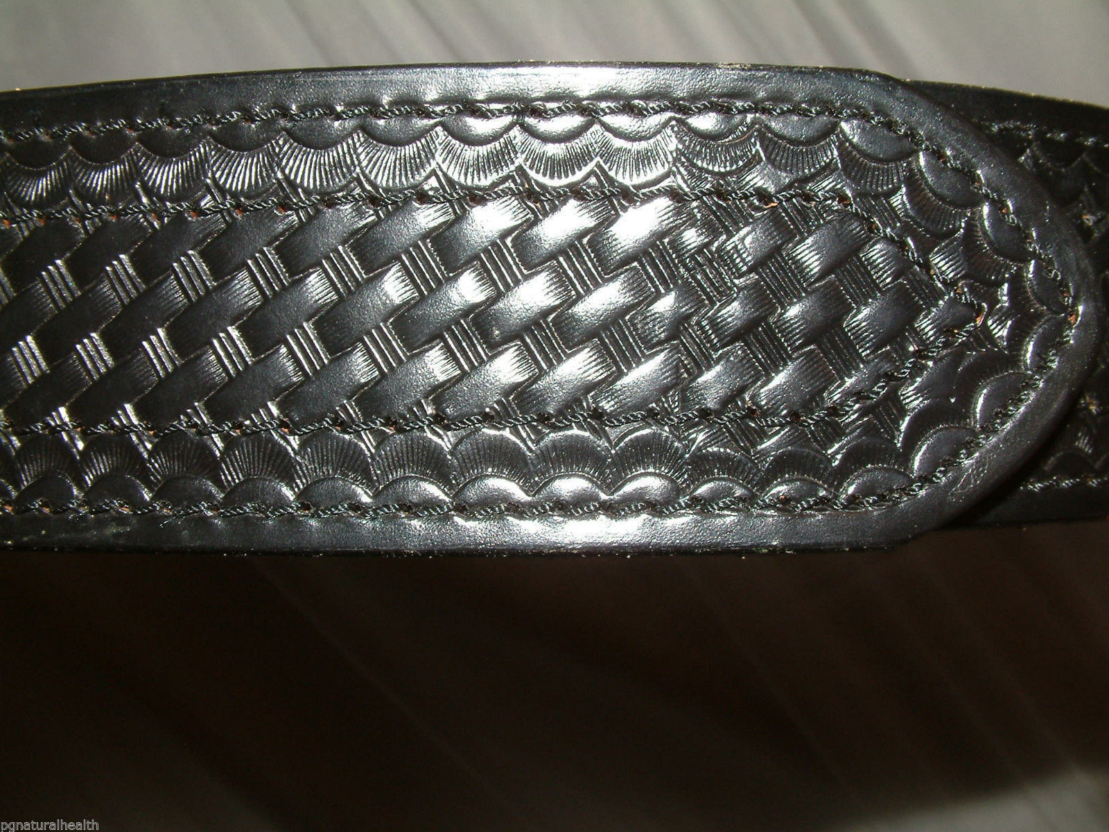 Dutyman Black Leather Basket Weave Police and similar items