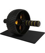 Ab Roller Wheel | Abdominal Roller Wheel with Knee Pad | Core Workout Ab... - £16.33 GBP