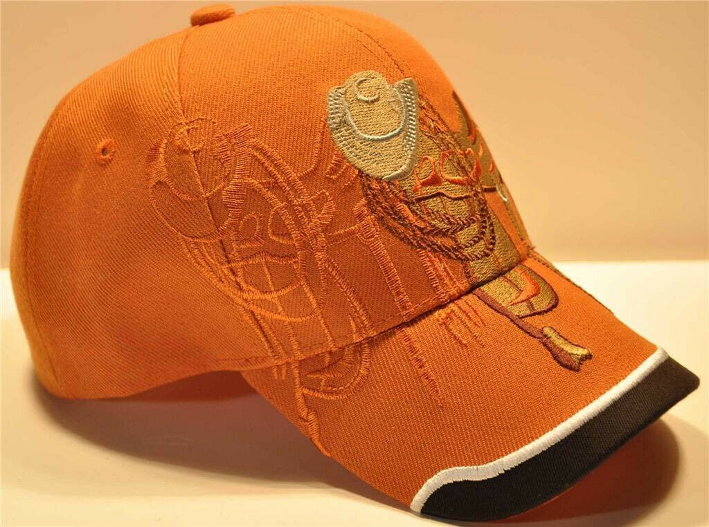 WHOLESALE NEW! COWBOY RODEO CAP HAT ORANGE Men's Hats
