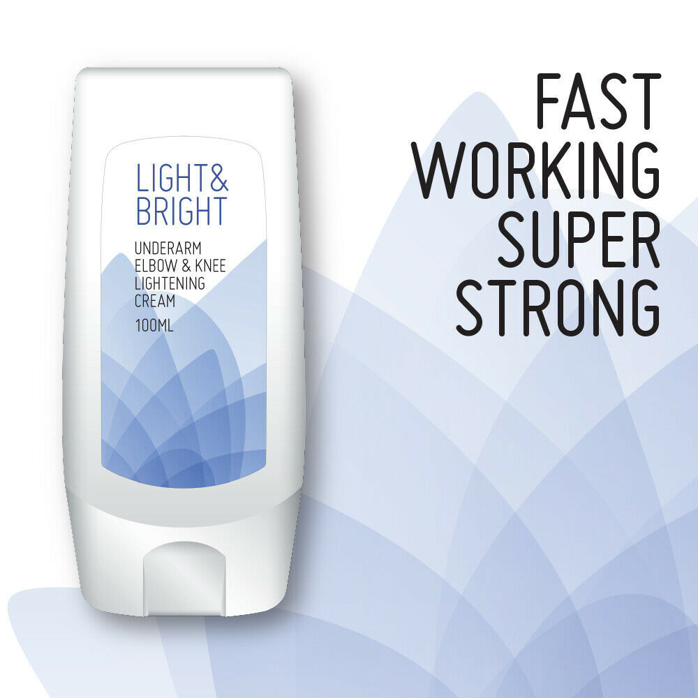 LIGHT & BRIGHT UNDERARM ELBOW & KNEE LIGHTENING CREAM POTENT WHITENING Lightening Cream
