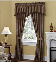 Waterford Bardon Fawn 1pc Tailored Valance 55" X 18" Nwt - $44.11