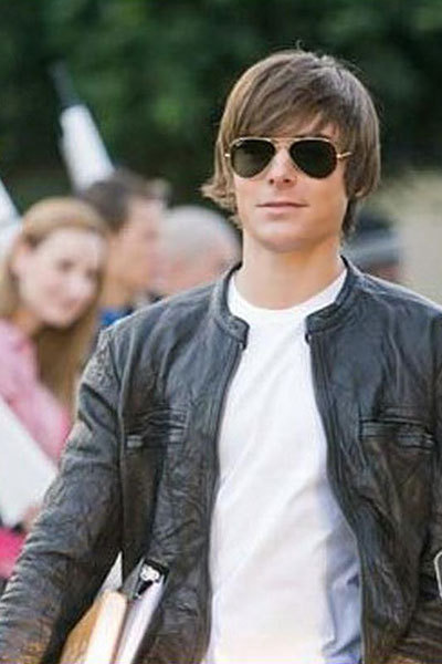 17 Again Zac Efron Oblow Leather Jacket - Outerwear