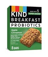 KIND Breakfast Probiotic Bars, Apple Cinnamon, 1.76 Ounce (Pack of 32) c... - $31.67
