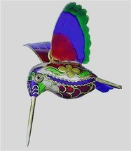 Kubla Cloisonne Hummingbird Ornament. Quality!!! #4866 - $16.95
