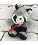 Vintage Raccoon Plush Hangable Mini Stuffed Animal Souvenir Carnival Pri... - $14.84