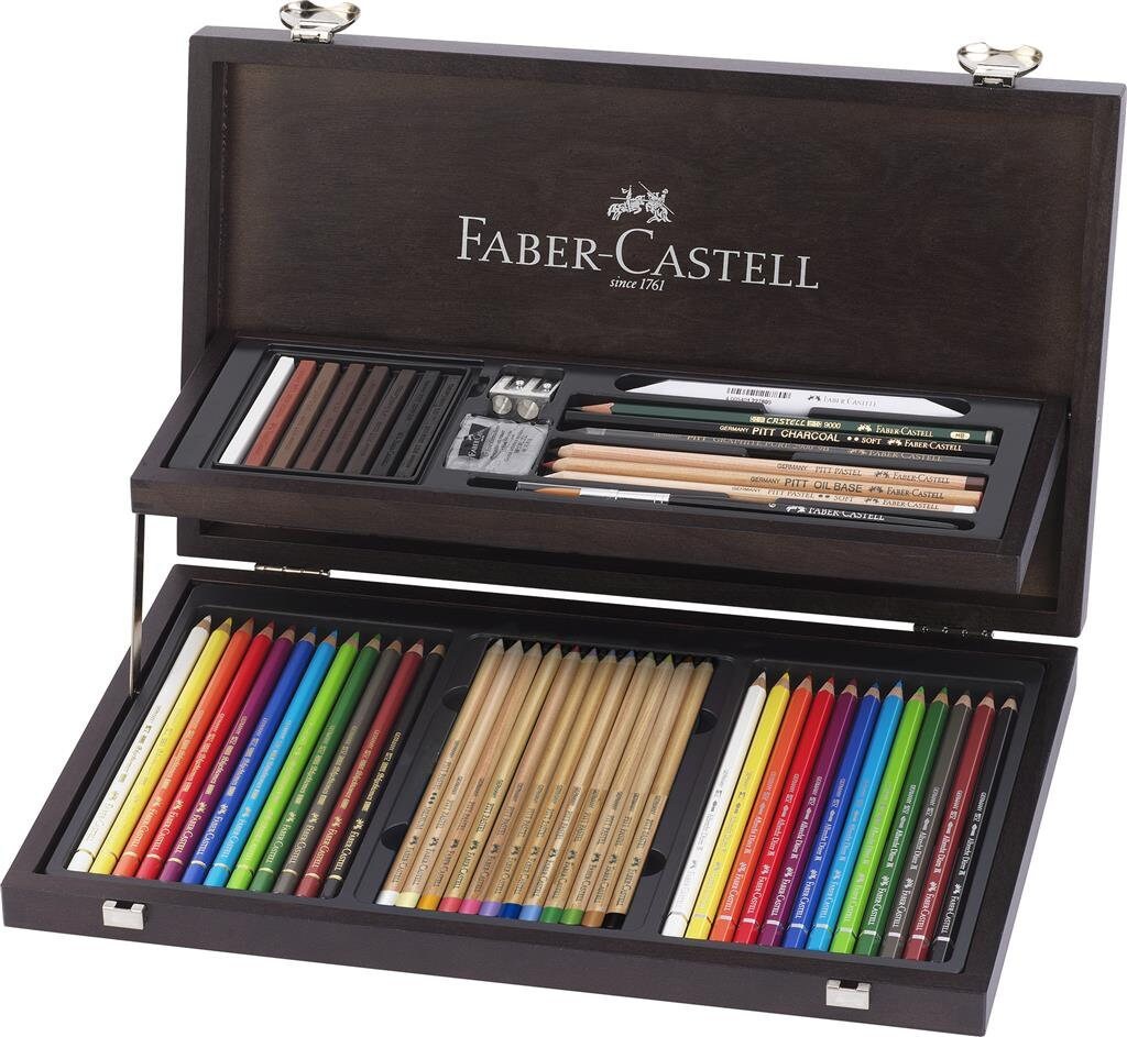 Faber-Castell Art and Graphic Compendium artists Colored pencils Wooden box set