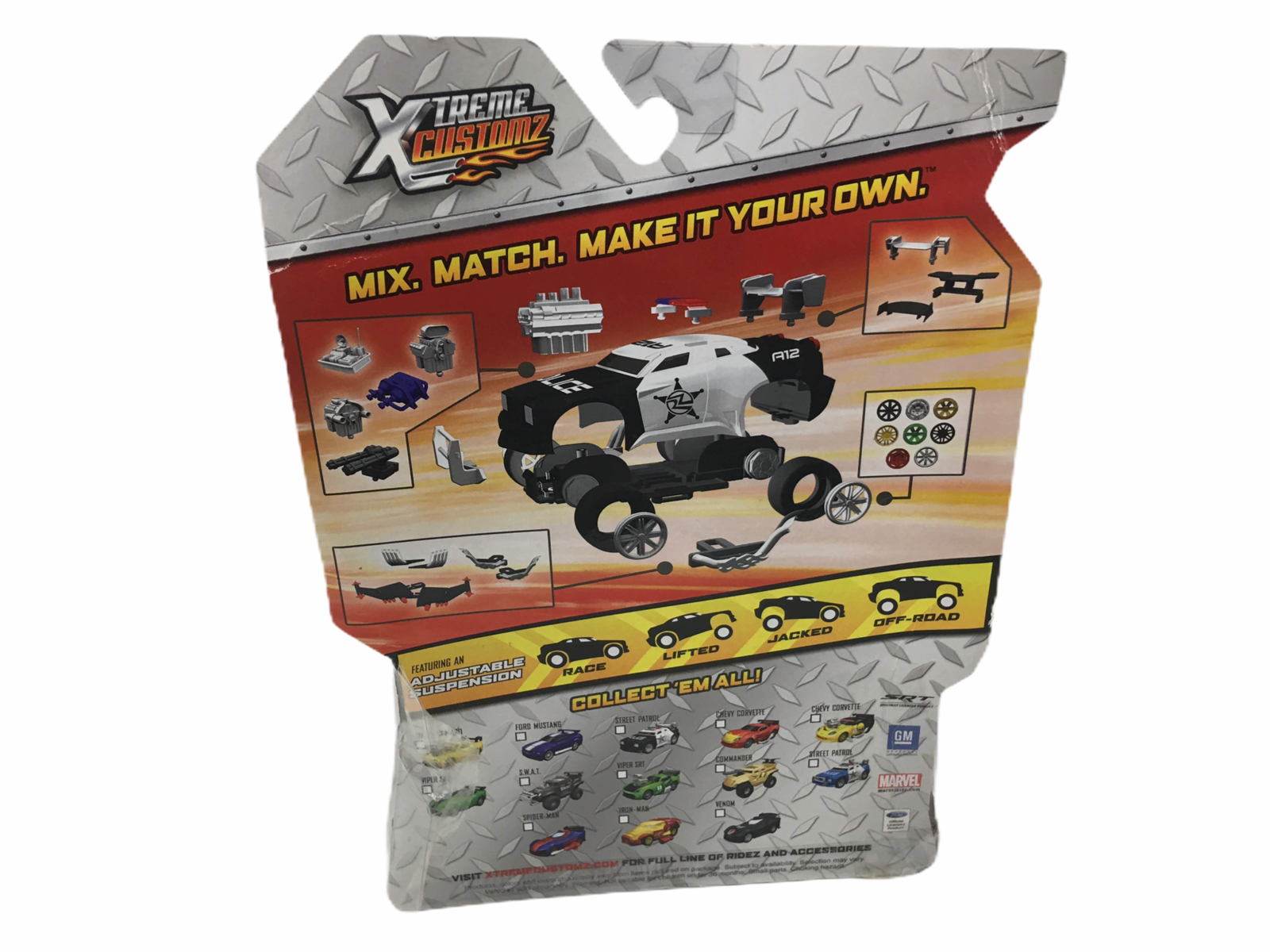 RIDEMAKERZ Marvel Xtreme Customz "Build Your Ride" Marvel Iron Man Toy Car TV, Movie & Video Games