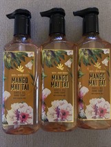 3 - Bath & Body Works Gentle Gel Hand Soap, MANGO MAI TAI, 8Oz Ea Tropical Scent - $45.00
