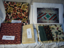 Quilt As You Go Table Runner Kit by Patchwork & Pies NEW image 1
