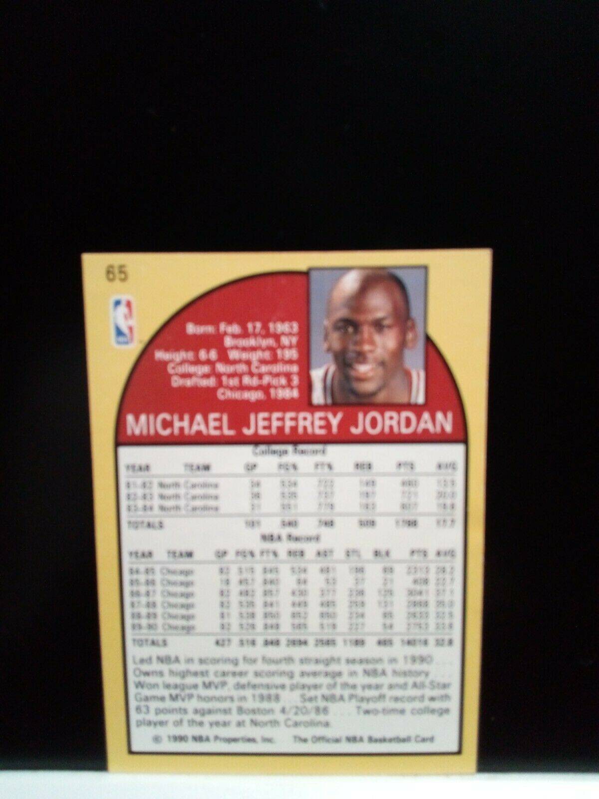 michael jordan card 65