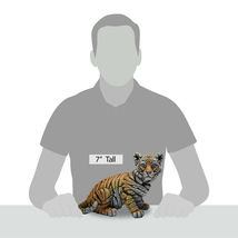 Tiger Cub Sculpture by Edge Sculpture - Stunning Piece 9.5" L Baby Wild Animal image 4
