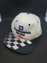 GM Goodwrench Service Plus White Checkered Bill #3 Dale Earnhardt Adjust... - $23.38