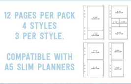 Pocket Pages / Planner Essentials.  Elizabeth Craft Designs image 2