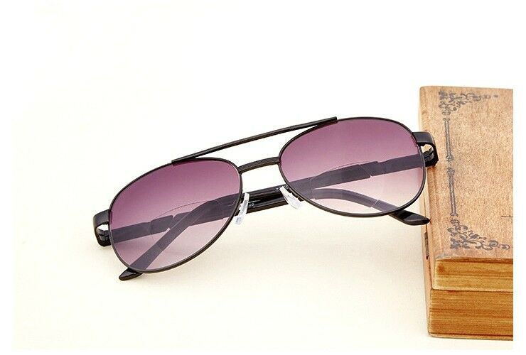 Mens Tinted Bifocal Reading Glasses Fishing Sunglasses Vintage Readers
