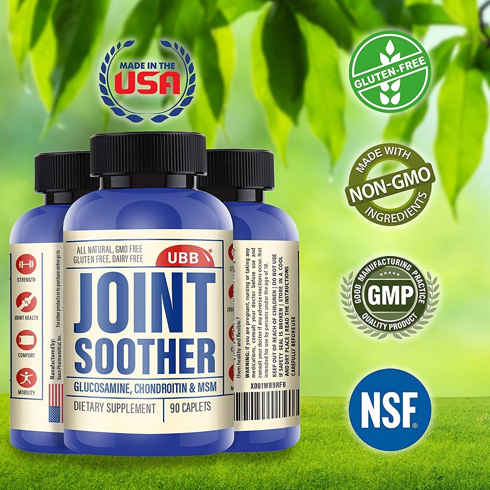 Joint Soother Support Glucosamine Chondroitin MSM Boswellia with
