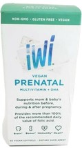 iWi Prenatal Multivitamin +DHA 60 Vegan Soft Gel!! 05/2021 - $12.86
