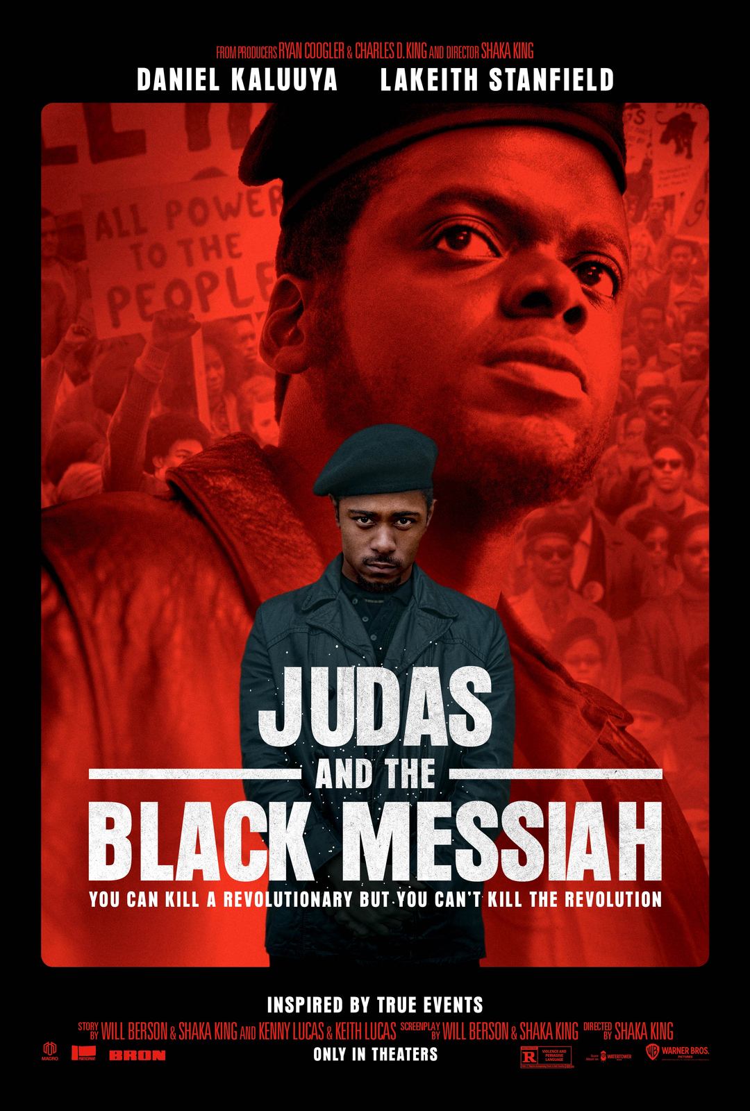 Judas and the Black Messiah Poster Fred Hampton Movie Art Film Print 24x36 27x40