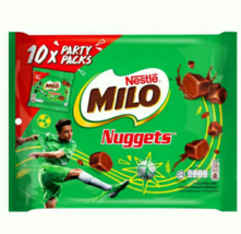 3 X Nestle Milo Nuggets 10 X 15G Party Packs Free Express Shipping Dhl - $49.90