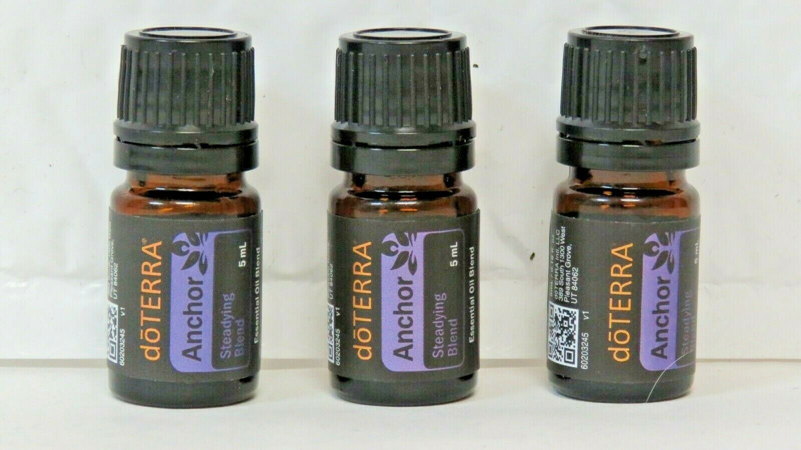 3 Sealed doTERRA 5ml Anchor Essential Oil Steadying Blend Exp Date 2024