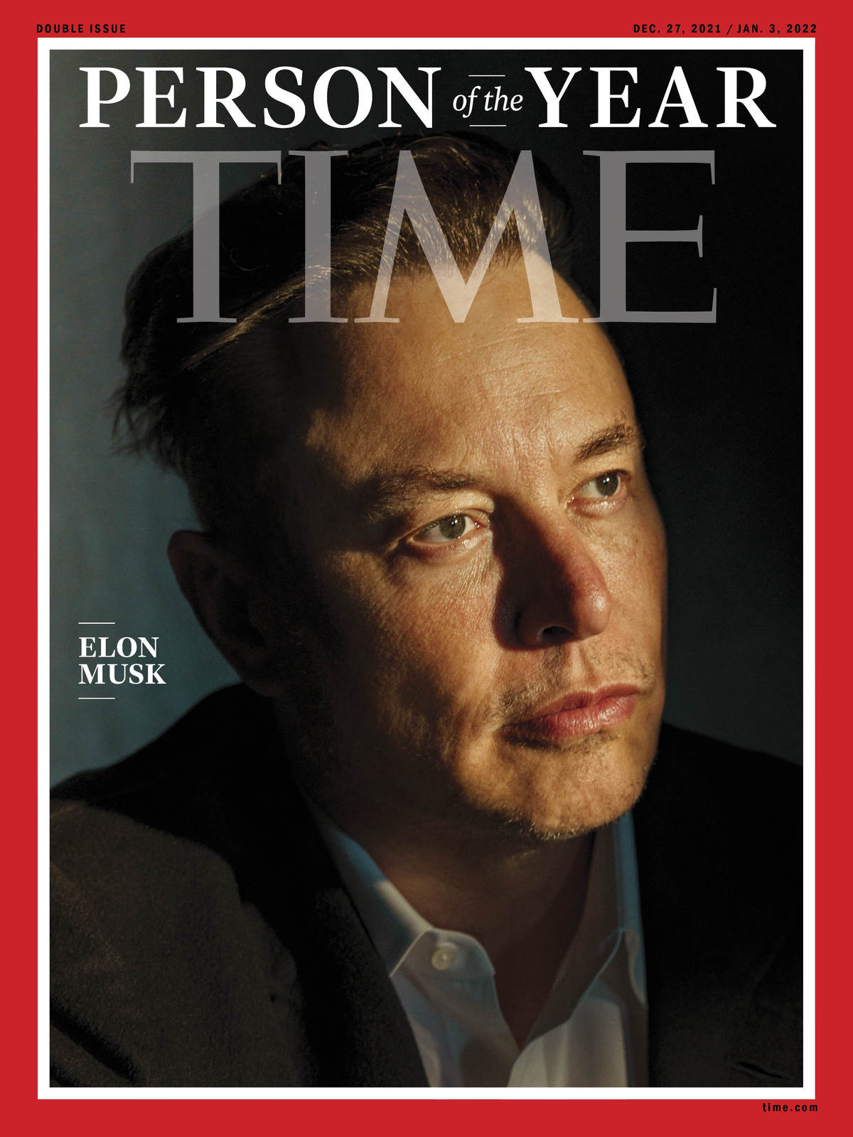 Elon Musk Person of the Year 2021 Poster Time Magazine Art Cover Print 24x36