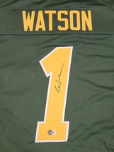 CHRISTIAN WATSON AUTOGRAPHED SIGNED COLLEGE STYLE XL JERSEY BECKETT image 2