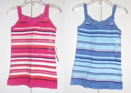 Old Navy Girls Lace Strap Tank Tops Pink or Blue Size XSmall 5 NWT - $6.99