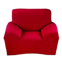 George Jimmy Decent Modern Sofa Throws Red Pure Color Couch Slipcovers - $48.67