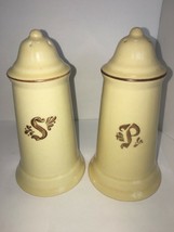 Vintage Pfaltzgraff VILLAGE Stoneware Salt &amp; Pepper Shakers - $4.50