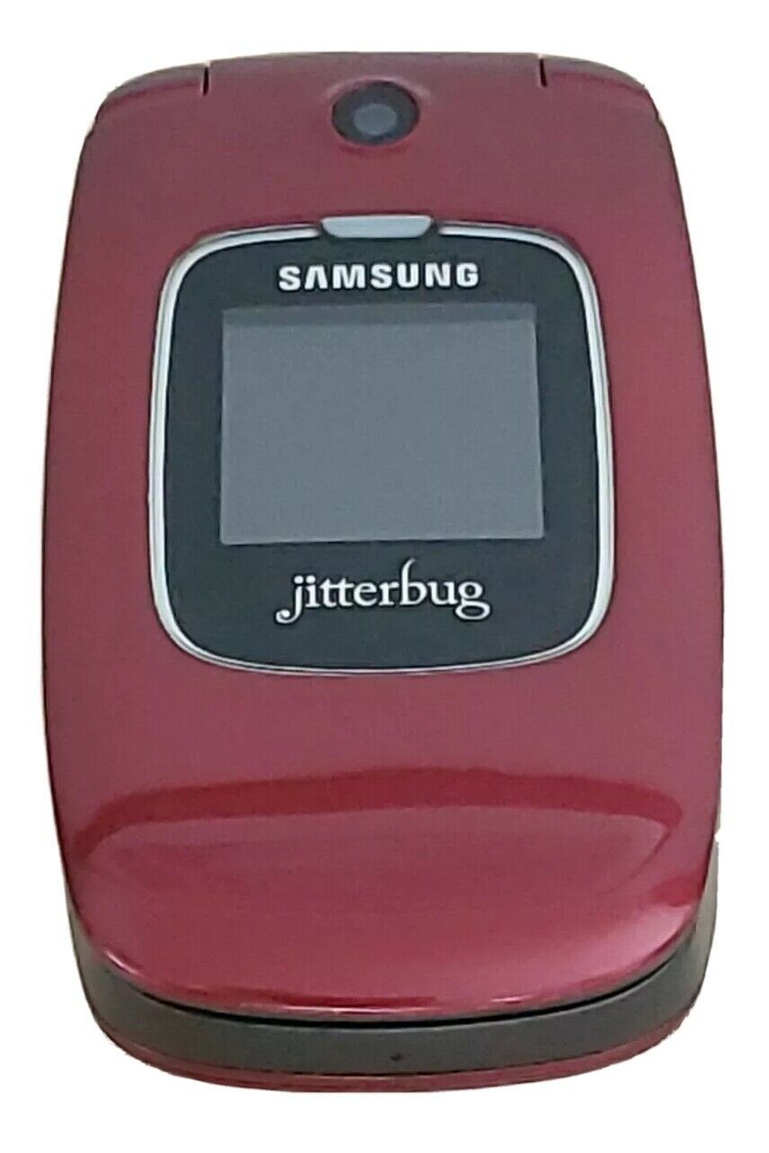 Samsung Jitterbug SPHA120 Cellular Phone Red Cell Phones & Smartphones