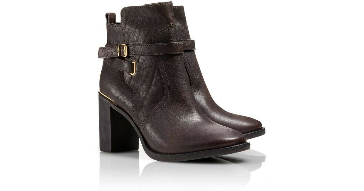 tory burch block heel boots