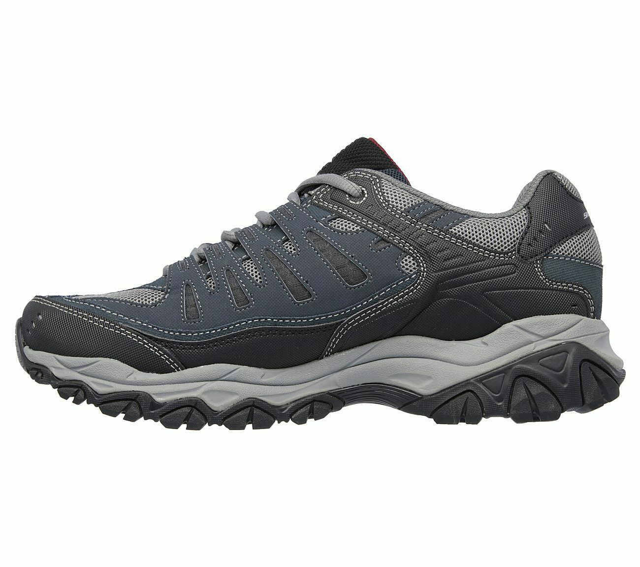 Skechers 4E Wide Width Navy shoes Men's Memory Foam Casual Comfort ...