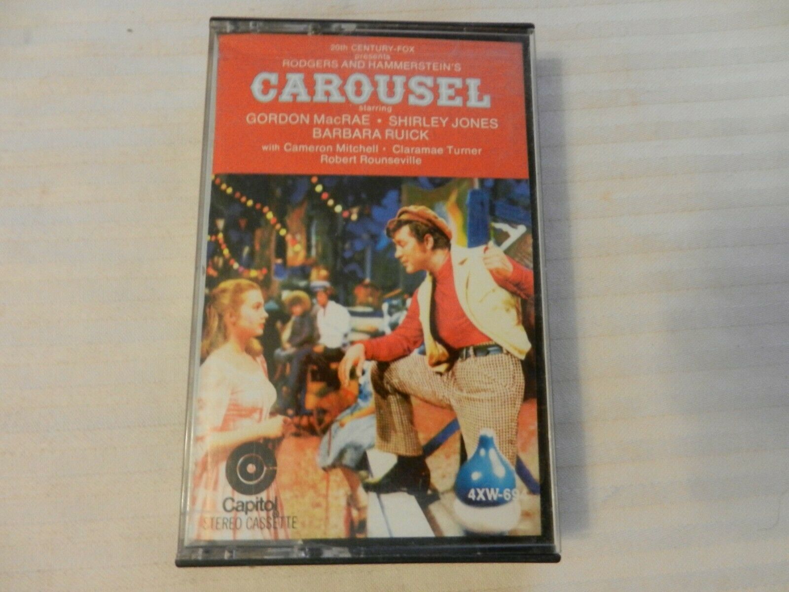 Carousel Movie Soundtrack (Capitol Cassette) Gordon MacRae Shirley