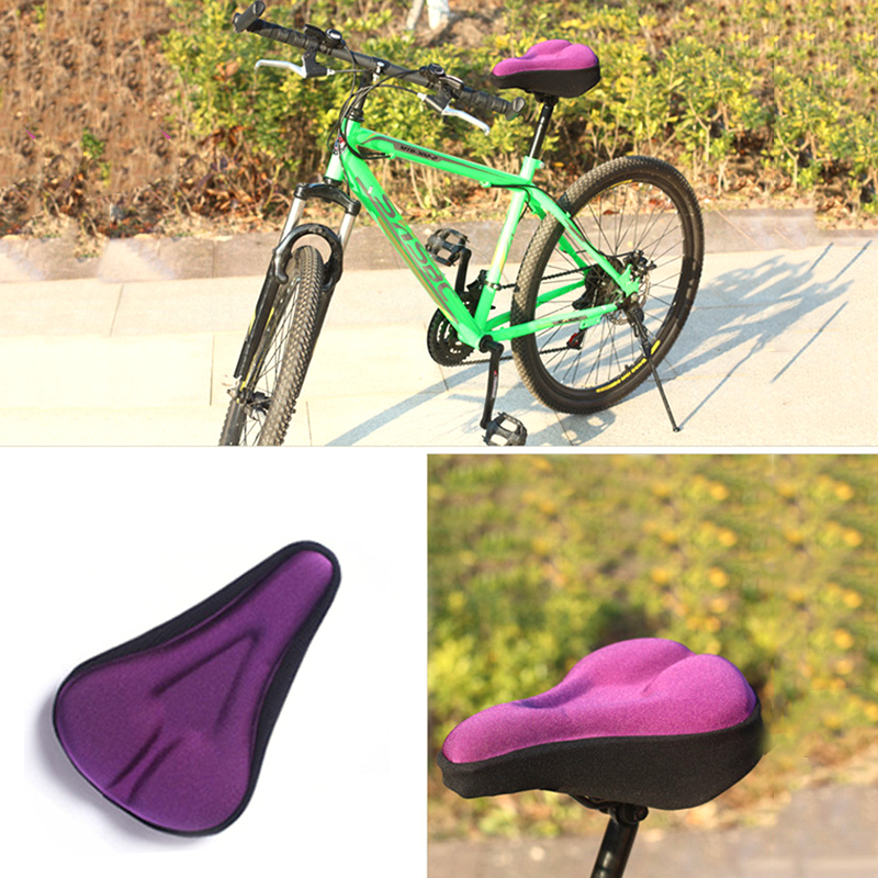 Road Bike MTB Gel Saddle Bike Cycling Seat Soft Comfort Cushion Cover Padded Out
