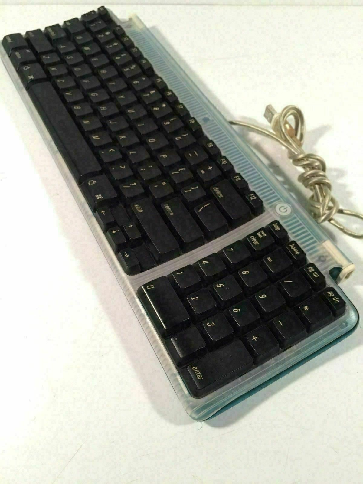 Apple USB Full Keyboard Model M2452 Vintage Teal Blue Powder Aqua Mac