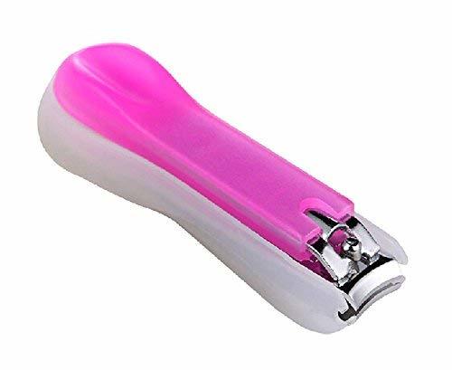 Splash-proof Fashion Fingernail Clipper Specialized Lovely Nail Clippers PINK