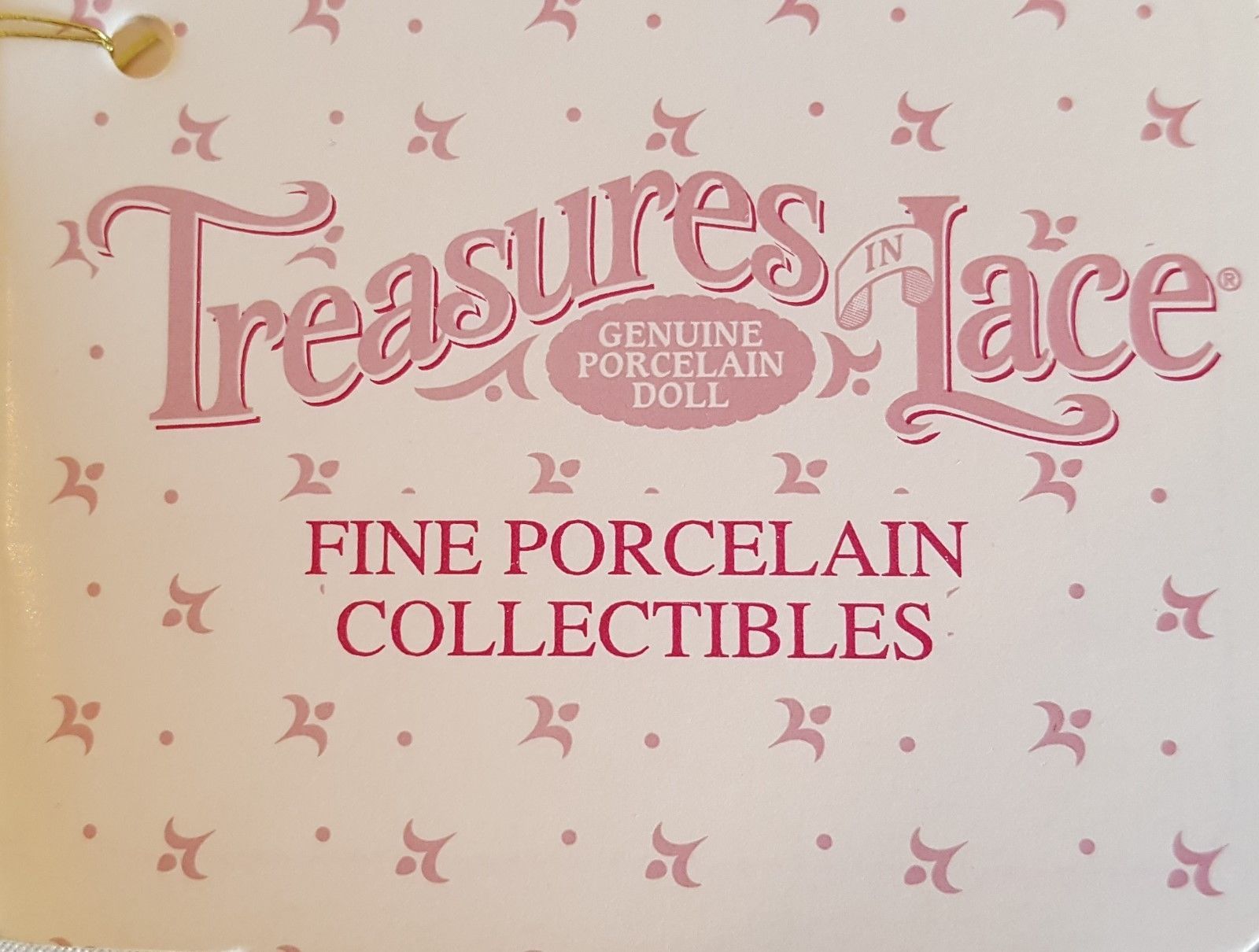 treasures in lace genuine porcelain doll
