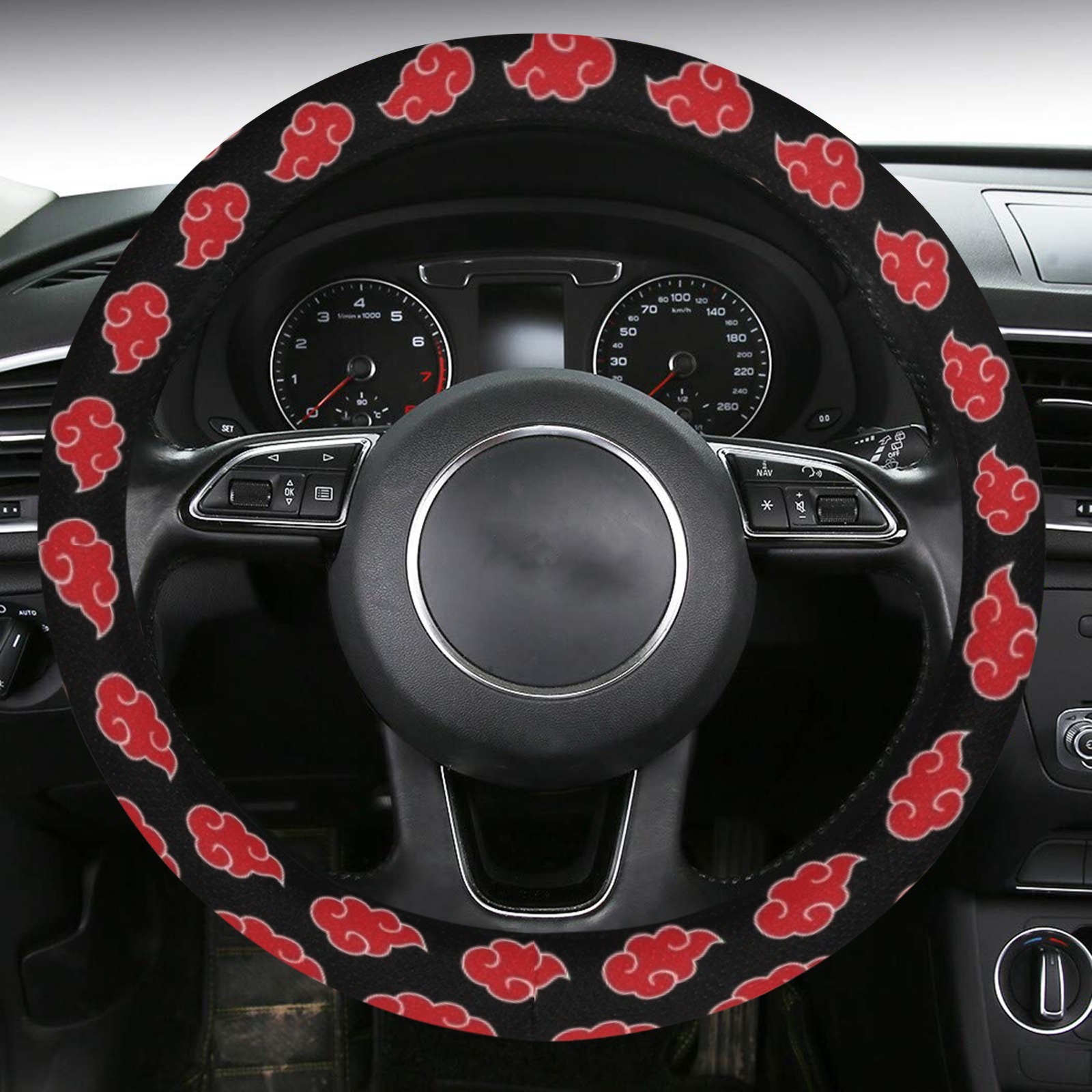 Akatsuki Steering Wheel Cover with Anti-Slip Insert