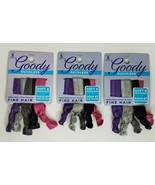 Goody Ribbon Elastics Hair Ties Ponytailers 5 pc Lot of 3 #04135 - $9.99