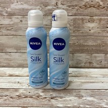 Nivea Care Shower Silk Mousse Body Wash Lot  Of 2 Almond Oil 6.7 oz ea - $19.74