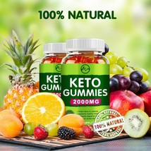 Keto Bear Gummies Ketone 100% Natural, Fat Burner, 60 Sweets, Dietary Su... - $39.21