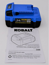 KOBALT KB 424-03 24V LITHIUM ION BATTERY 4.0AH 96WH,  BARE - NEW - $54.58