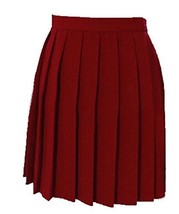 Women`s School Uniform High Waist Pleated Skirts(XL waist 78cm/30.5inch,... - $21.77