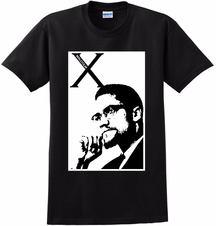 Image of Malcolm X T-Shirt Black
