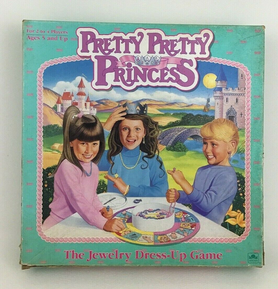 Pretty Pretty Princess Game Original Vintage 1990 Western Publishing