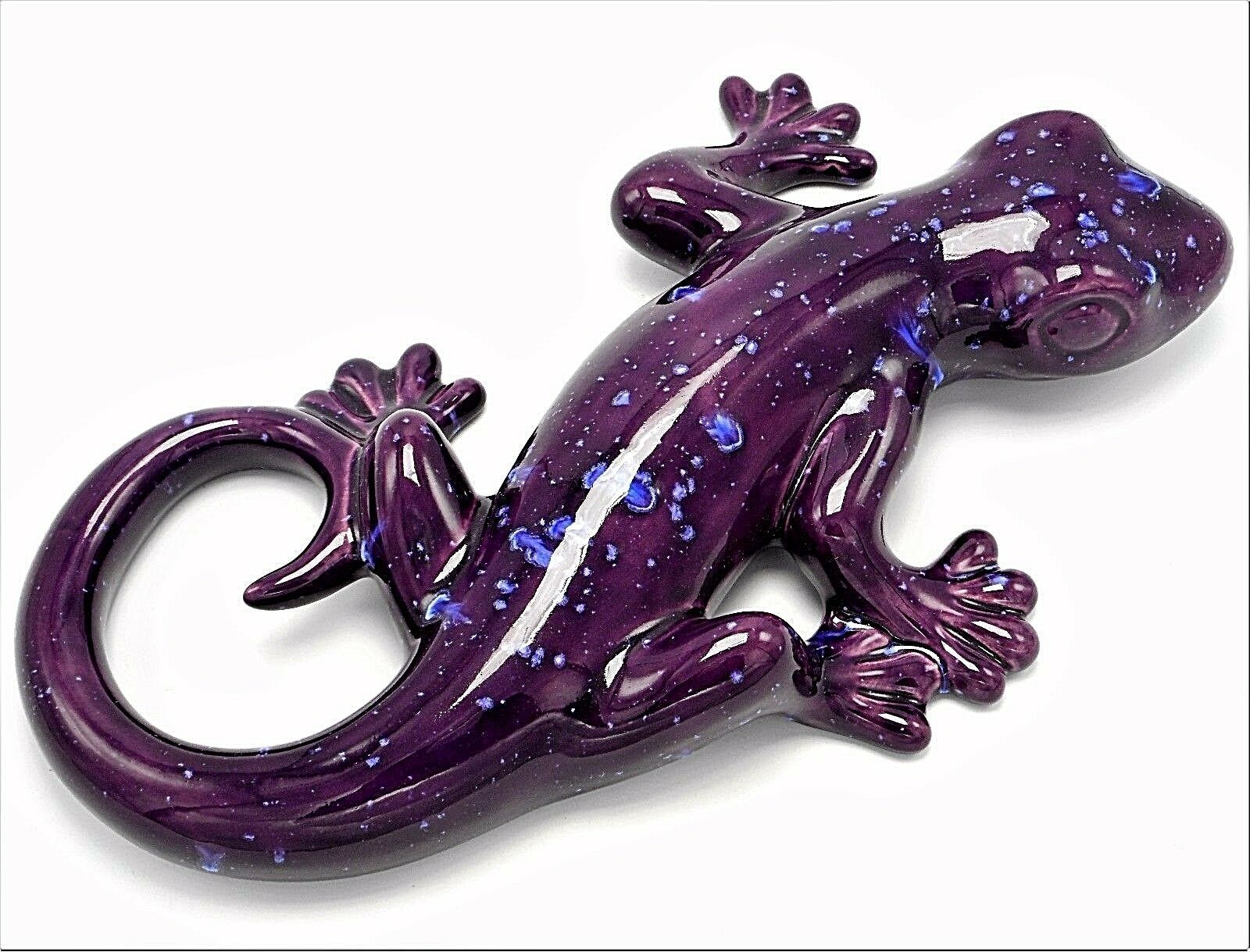 large gecko garden wall art